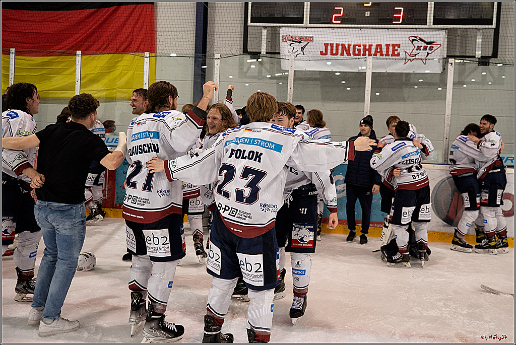 U20-DNL Meisterschaftsfinale;  Koelner Junghaie - Eisbaeren Juniors Berlin; Koeln, 27.03.2022